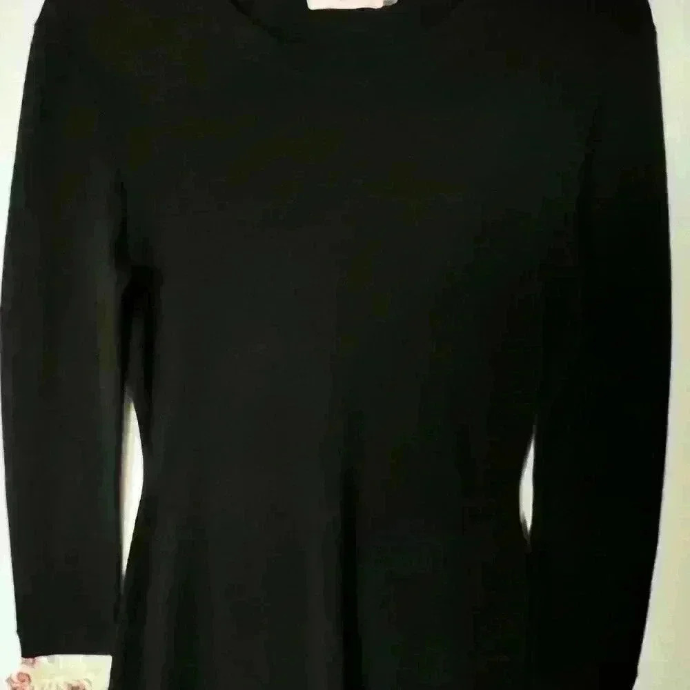 NEW! Tory Burch 100% Merino Wool Silk Dress - Picture 7 of 8